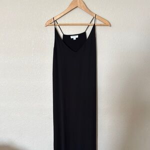 Katherine Barclay Black Sleeveless Slip Dress